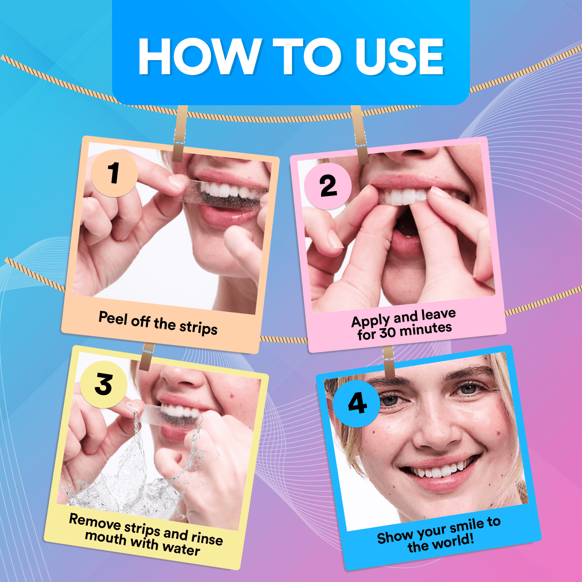 Teeth Whitening Strips (14 Treatments) DP10