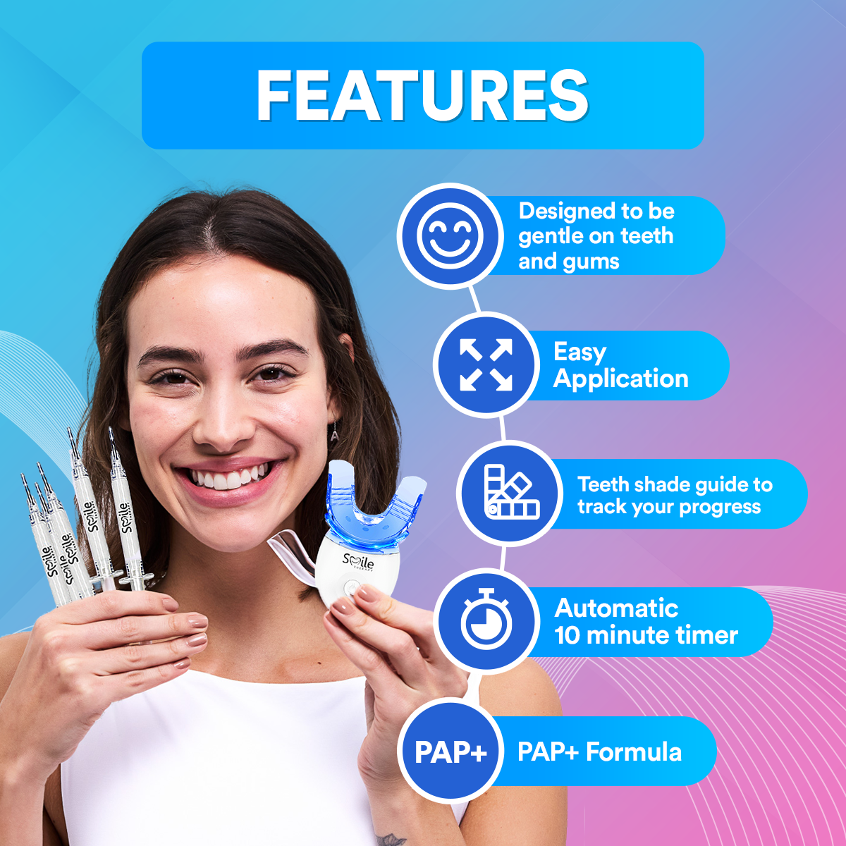 Advanced Teeth Whitening Kit PAP+